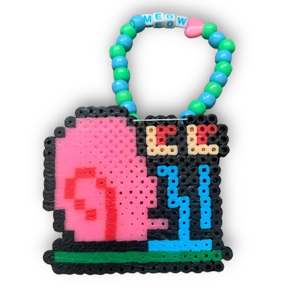 SPONGEBOB GARY PERLER BEAD BRACELET - Picture 2 of 2